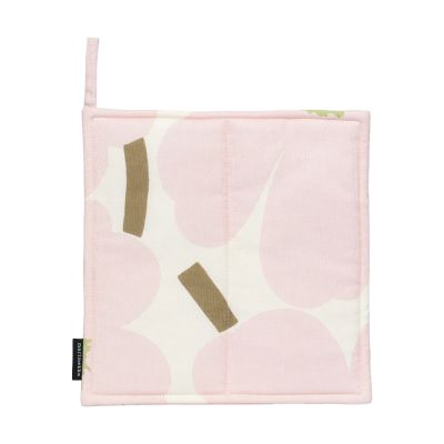 Marimekko Pieni Unikko patalappu 21,5x21,5 cm Off white-pink-pear-sand