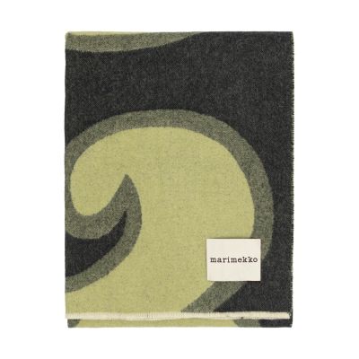 Marimekko Jokeri viltti 130x170 cm Tummanvihreä päärynä