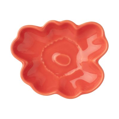 Marimekko Unikko shape lautanen 9,5 cm Oranssinpunainen