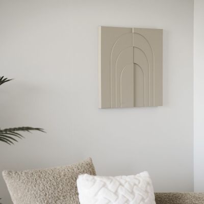 House Nordic Ina taulu 60x60 cm beige