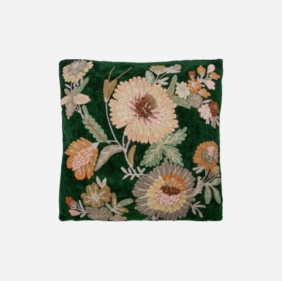 House Doctor - HDBota tyynyliina, vihreä/värikäs, 50 x 50 cm