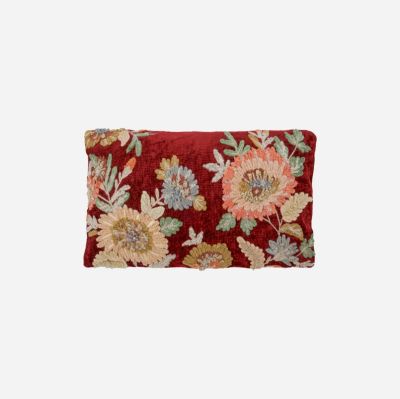 House Doctor - HDNica tyynyliina, punainen/värikäs, 50 x 30 cm