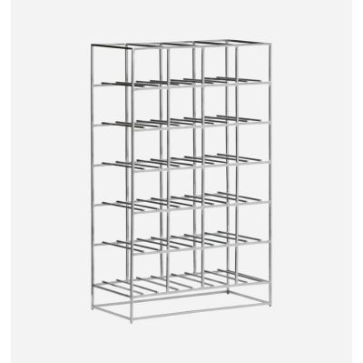 House Doctor - HD24 viiniteline, hopea, 41x67x20 cm, metalli