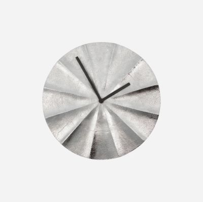 House Doctor - HDShow seinäkello, hopeanvärinen, Ø 30 cm, metalli