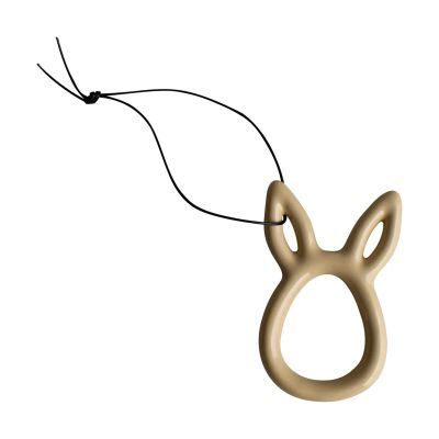 DBKD Sprinkle rabbit pääsiäiskoriste 8 cm Kiiltävä keltainen