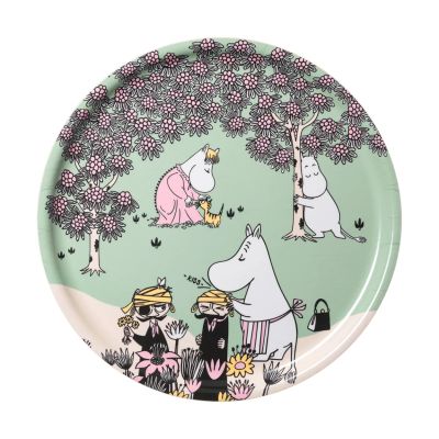 Moomin Arabia Huolenpito Muumi tarjotin Ø35 cm