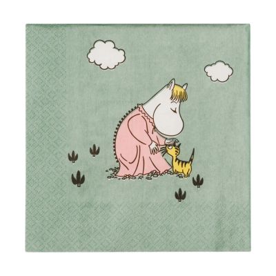 Moomin Arabia Huolenpito Muumi paperiservietti 33x33 cm 20 kappaletta