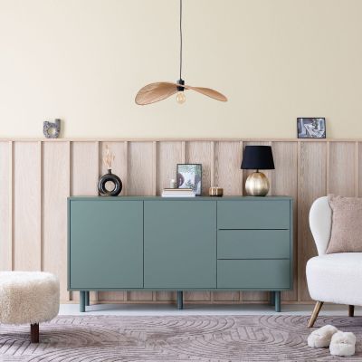 Veke Kokoa senkki 150/2+3 metsänvihreä pure, push open, taika jaloilla(kuvausmalli)