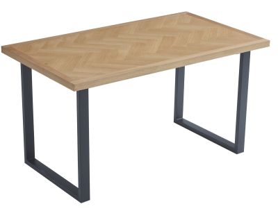 Tenstar Puro ruokapöytä 140x80 cm tammi/musta