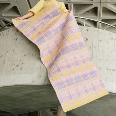 Finarte Iris puuvillamatto 60x90 cm vaal.pun.