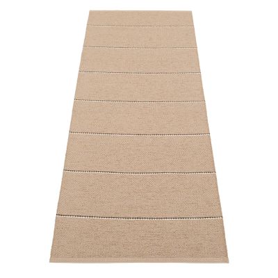 Pappelina, Lea matto Potato/Dark Brown/Vanilla 70 x 225 cm