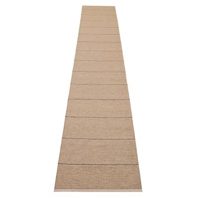 Pappelina, Lea matto Potato/Dark Brown/Vanilla 70 x 375 cm