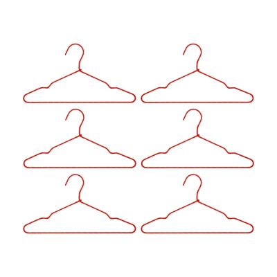 House Doctor Wire vaateripustin 6-pack Punainen