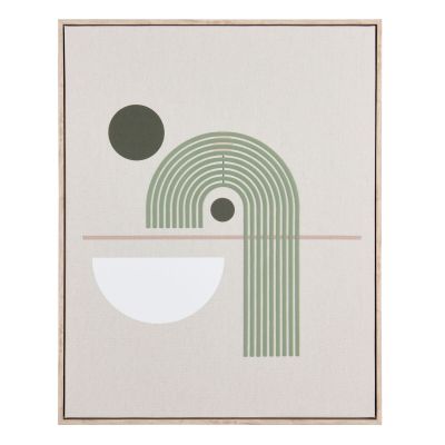 Mirrors and More M&M Norman II canvastaulu 40x50 cm hiekka/vihreä
