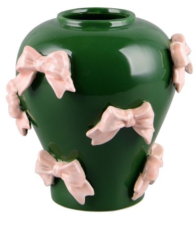 Mirrors and More M&M Tiese vaasi vihreä/vaaleanpunainen