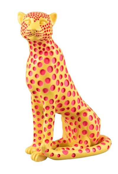 Mirrors and More M&M Leo koristepatsas keltainen