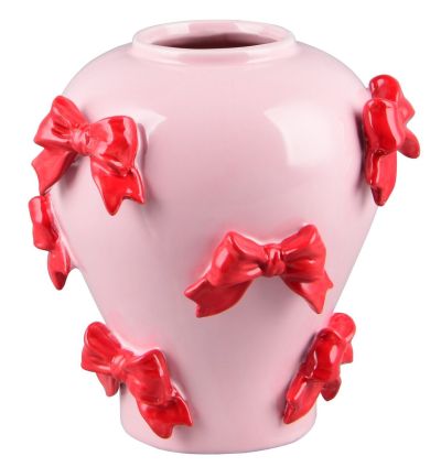 Mirrors and More M&M Tiese vaasi vaaleanpunainen/punainen