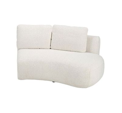 Artwood Dixon-moduuli, oikea, bouclé cream 2-istuttava