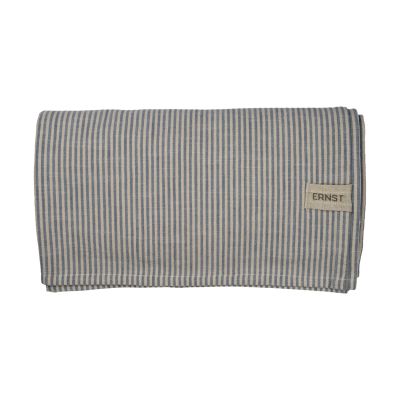 ERNST Ernst pöytäliina kapeat raidat 145x300 cm Sinivalkoinen