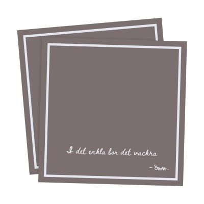 ERNST Ernst servetti sitaatilla I det enkla 20-pakkaus Maasika**