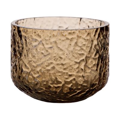 ERNST Ernst maljakko/kynttilälyhty kuvioitu Meripihka, Ø8x6 cm