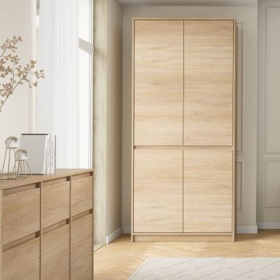 Veke Manami vaatekaappi 91x51x198 cm tammi