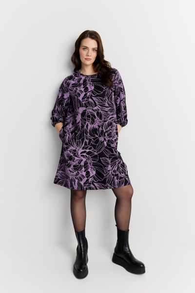 Finlayson Pioni mekko Musta / Malva