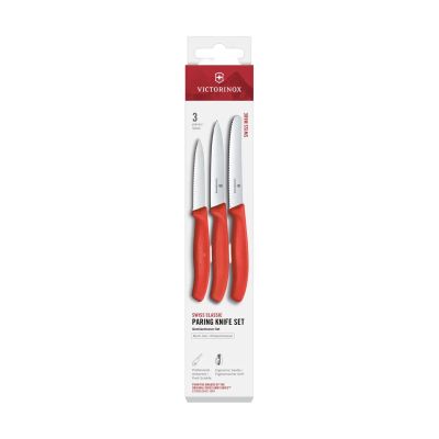 Victorinox Victorinox Swiss Classic kuorimaveitsisetti 3 osaa Musta