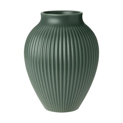 Knabstrup Keramik Knabstrup maljakko ripple matta celadon green 20 cm
