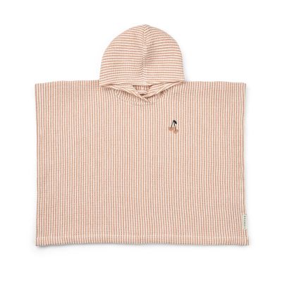 Liewood Paco kylpyponcho peppermint creme de la creme stripe 3–4 vuotta