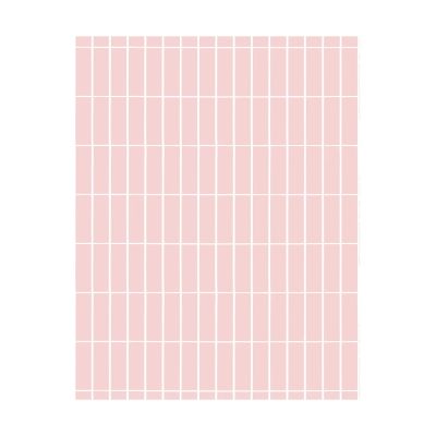 Marimekko Tiiliskivi kangas Pink