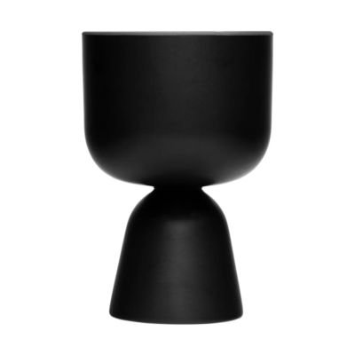 Iittala Nappula ruukku Matta musta, 19×12,5 cm