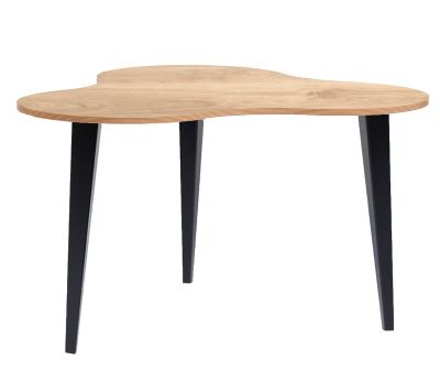 Hiipakka Luna sohvapöytä 85 cm hunajatammi/musta