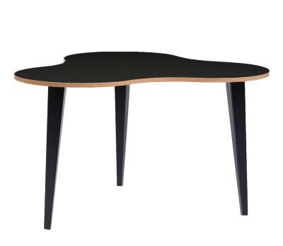 Hiipakka Luna sohvapöytä 85 cm musta tammireunalla/musta