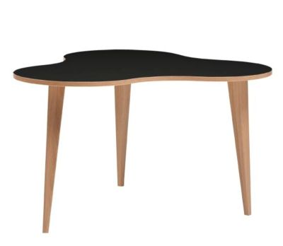 Hiipakka Luna sohvapöytä 85 cm musta tammi reunalla/tammi