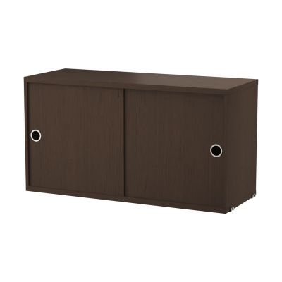 String String kaappi liukuovella Tumma tammi, 78×30 cm