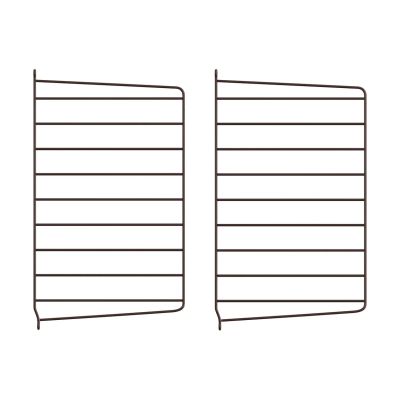 String String seinäpääty Tummanruskea, 50x30 cm, 2‑pakkaus