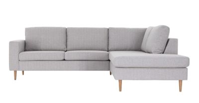 Veke Toronto avokulmasohva oikea hiekka hygge 10, ilman jalkoja, asiakaspalautus