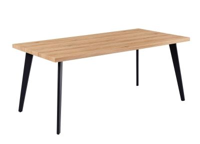 Tenstar East ruokapöytä 180x90 cm tammi/musta, asiakaspalautus