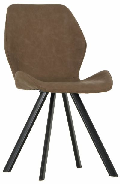 Veke Punnus tuoli konjakki PU-keinonahka