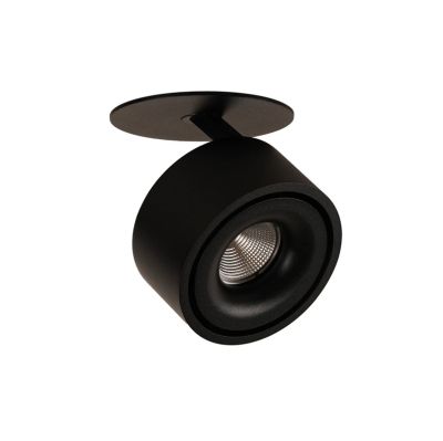 ANTIDARK - Braccio LED-uppovalaisin musta, metalli, Ø 10,2 cm