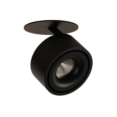 ANTIDARK - Braccio LED-uppovalo, musta, metalli, Ø 8,5 cm