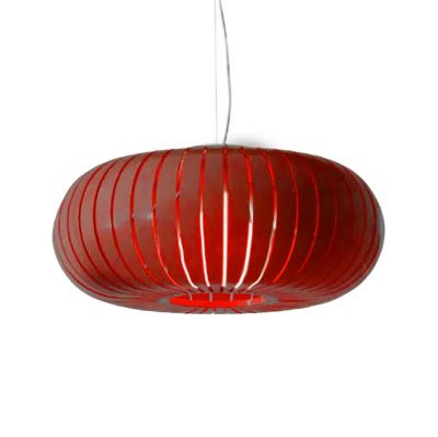 Kartell - Teresa LED-riippuvalaisin, tummanpunainen, Ø 50 cm