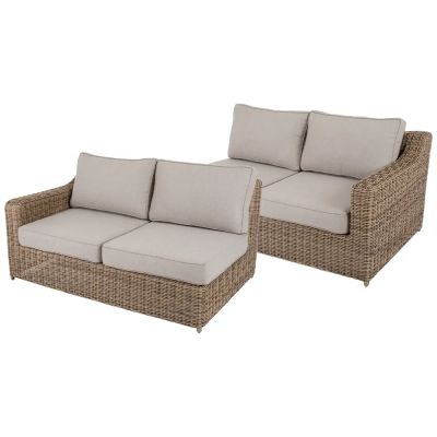 Brafab, Glendon päätyosat 2-pakkaus Rustic / Beige