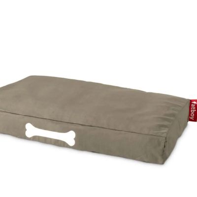 Fatboy, doggielounge L canvas Koiran sänky recycled taupe grey