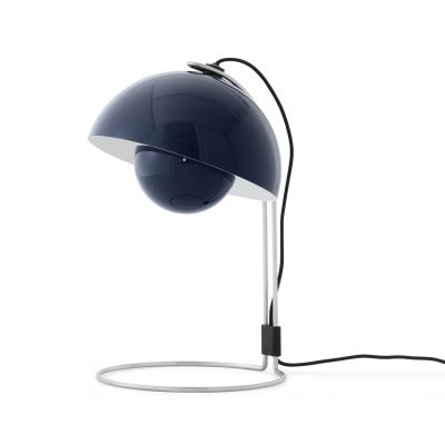 &Tradition FlowerPot pöytävalaisin VP4 Teräksen­sininen