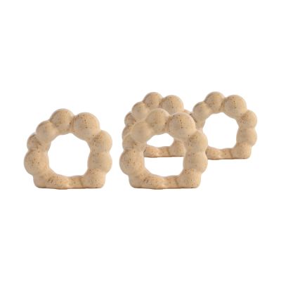 Byon Porto lautasliinarenkaat 4-pack Beige