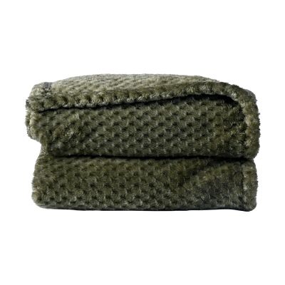 Sagaform Anni fleecepeitto 130x170 cm Vihreä