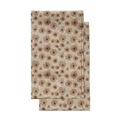 Sagaform Edith keittiöpyyhe 50x70 cm 2-pack Sekoittunut beige