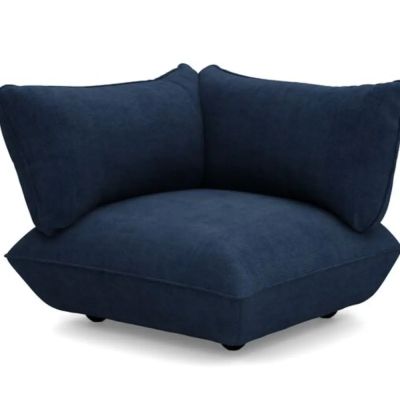 Fatboy, sumo sohvan kulmaosa vasemmalla cord recycled deep blue